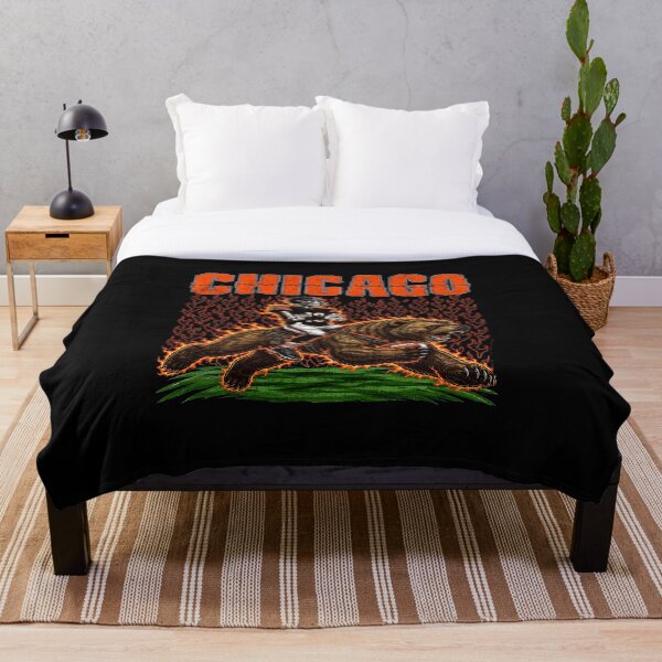 Item preview, CHICAGO BOLD BEAR FOOTBALL VINTAGE FLAMES designed and sold by Model05.