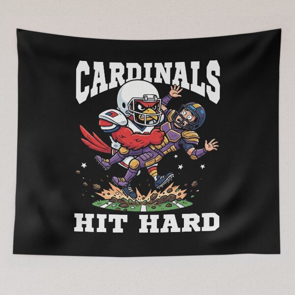 Item preview, CARDINALS HIT HARD - AZ CARDINALS designed and sold by KEF Custom.