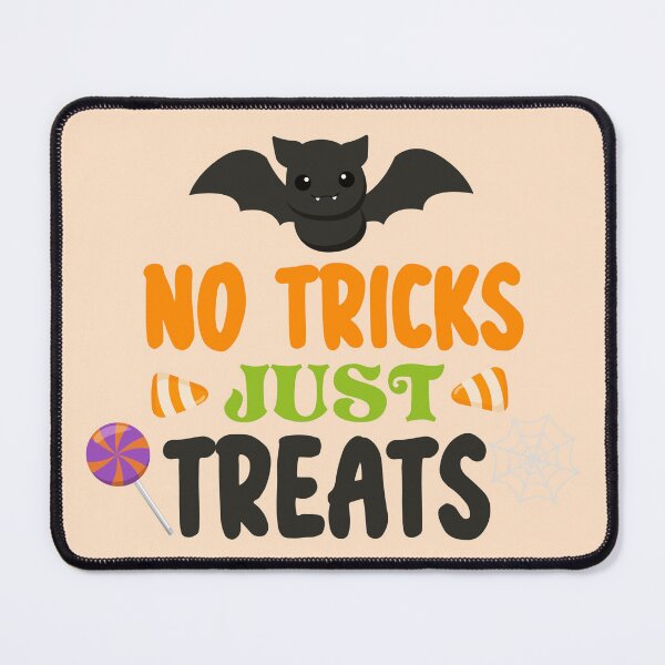 Item preview, Cute Bat No Tricks Just Treats Spooky Halloween Candy designed and sold by NotasCreativa.