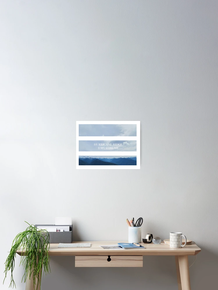 Thumbnail 2 of 3, Poster, Hurricane Ridge designed and sold by studiosaga.