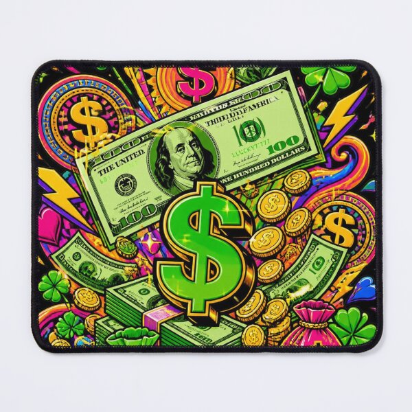 Item preview, Retro Neon Money Wealth Pop Art designed and sold by Skyrocketz.