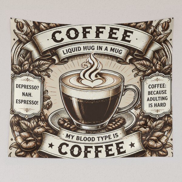 Item preview, blood type coffee designed and sold by aliraweb.