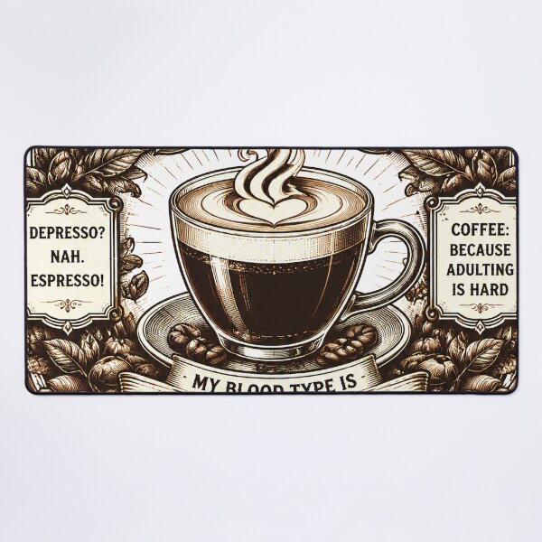 Item preview, blood type coffee designed and sold by aliraweb.