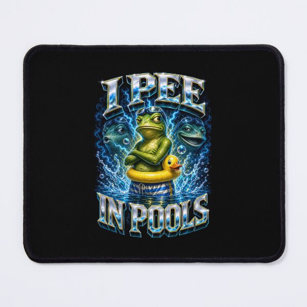Item preview, I Pee in Pools Funny Frog Meme Summer designed and sold by nryum.