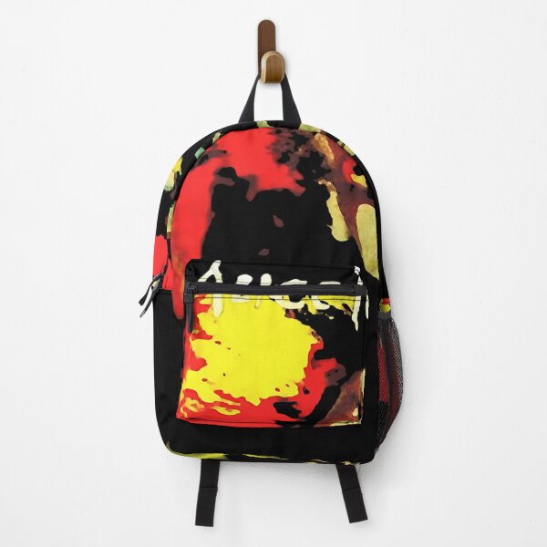 Item preview, Screaming Face Silhouette Red Yellow Paint Splash designed and sold by Kawtareel.