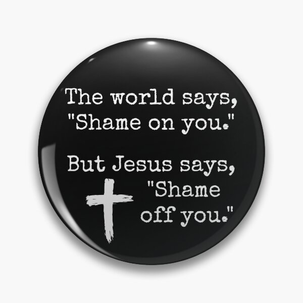 Item preview, Shame off you -  white designed and sold by Cane & Abel Creations ..