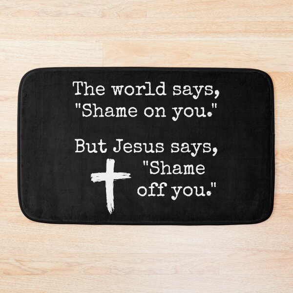Item preview, Shame off you -  white designed and sold by Cane & Abel Creations ..