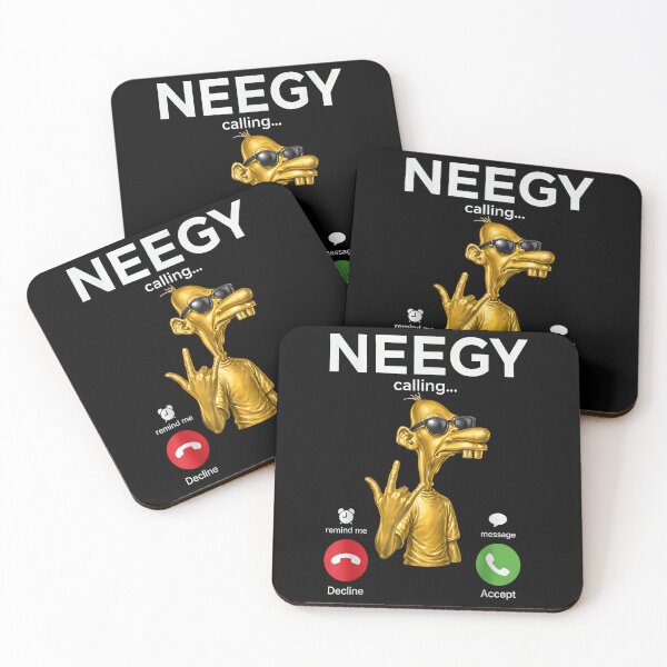 Item preview, Neegy Calling Funny Brainrot Meme Gen Z designed and sold by BareCrack.