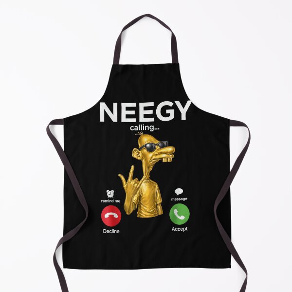 Item preview, Neegy Calling Funny Brainrot Meme Gen Z designed and sold by BareCrack.