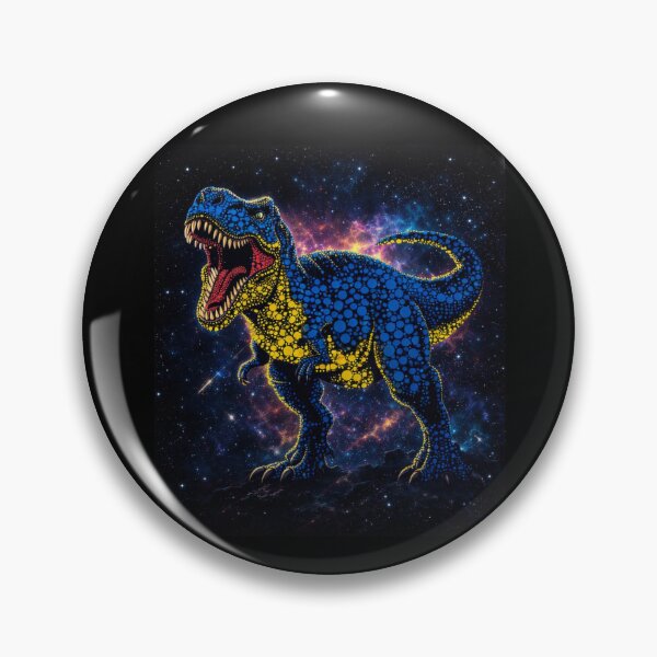 Item preview, Cosmic Tyrannosaurus Rex Pointillism - Happy Dot Day designed and sold by Moizento.