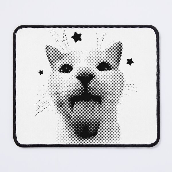 Item preview, Funny Y2k Cat Silly Cats 90s Retro Kitten meme designed and sold by SenoritaVixyArt.