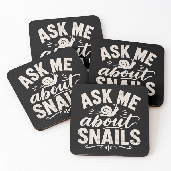 Item preview, Ask Me About Snails Funny Snail Enthusiast Conversation Design designed and sold by MiALopezArt.