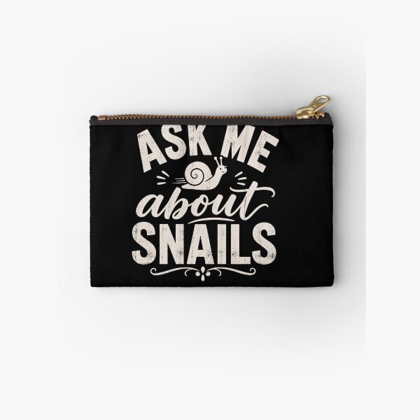 Item preview, Ask Me About Snails Funny Snail Enthusiast Conversation Design designed and sold by MiALopezArt.