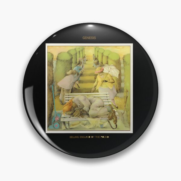 Item preview, Surreal Landscape With People Walking Through Hedges And Person Resting On Bench designed and sold by heartbreakyu.