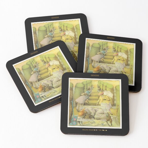 Item preview, Surreal Landscape With People Walking Through Hedges And Person Resting On Bench designed and sold by heartbreakyu.