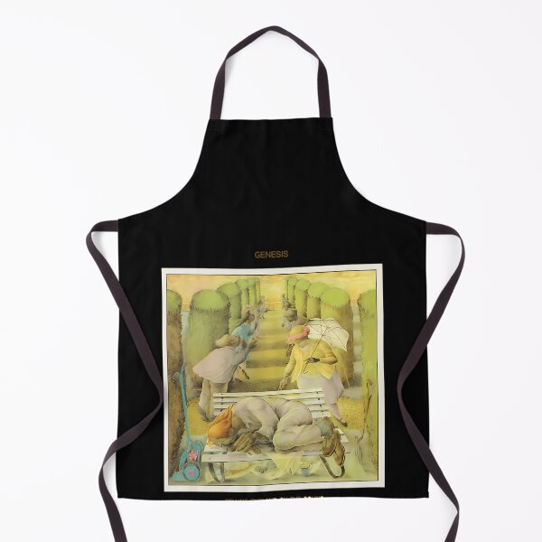 Item preview, Surreal Landscape With People Walking Through Hedges And Person Resting On Bench designed and sold by heartbreakyu.