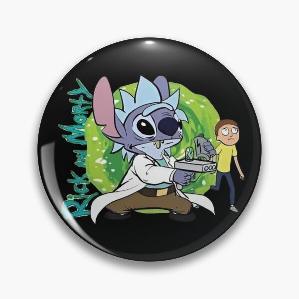 Item preview, Stitch Rick Sanchez and Morty Mashup designed and sold by Epicfunchart.