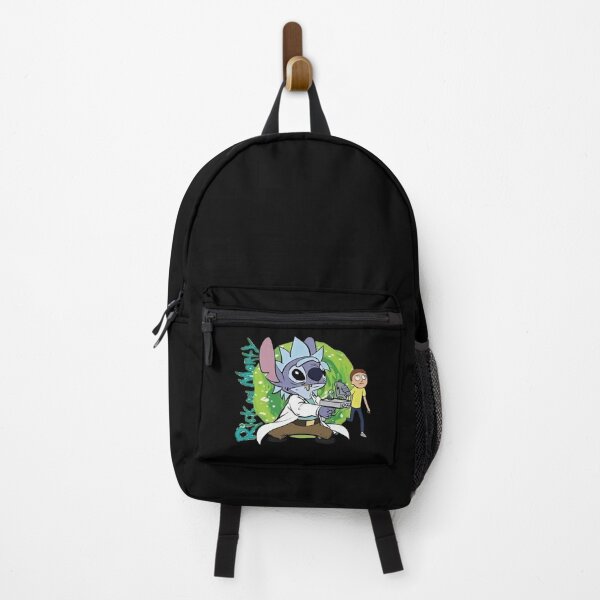 Aperçu de l'œuvre Stitch Rick Sanchez and Morty Mashup créée et vendue par Epicfunchart.