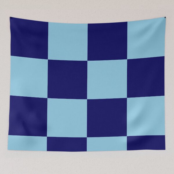 Item preview, Blue Checkered Pattern vintage style Plaid large designed and sold by DColourMuse.