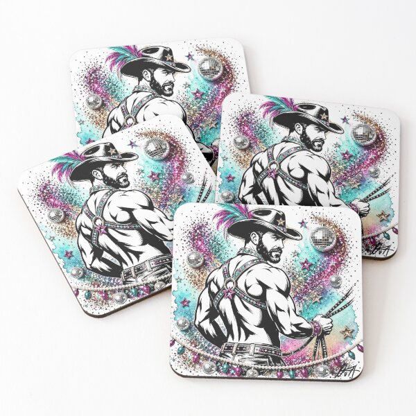 Item preview, Cosmic Disco Cowboy – Glam Harness & Glitter Camp Art - NLMKArtStudio designed and sold by NLMKArtStudio.