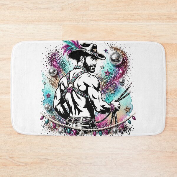 Item preview, Cosmic Disco Cowboy – Glam Harness & Glitter Camp Art - NLMKArtStudio designed and sold by NLMKArtStudio.