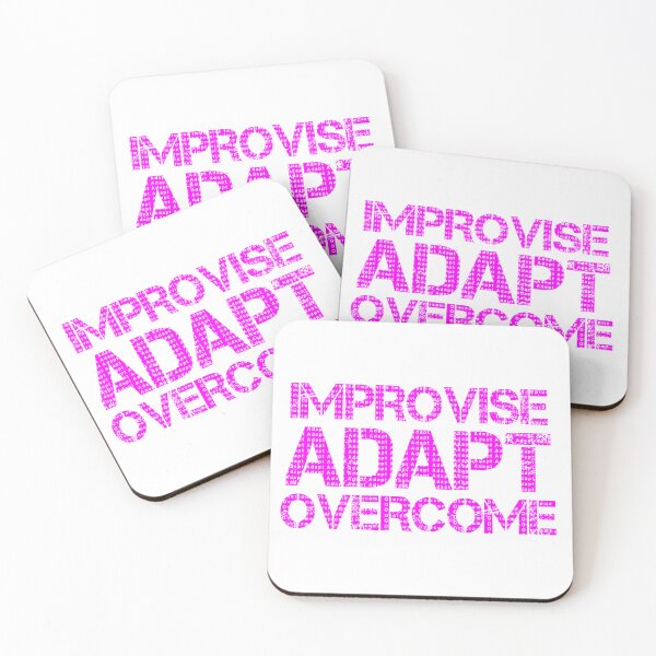 Item preview, Improvise Adapt Overcome Pink designed and sold by abotello77.