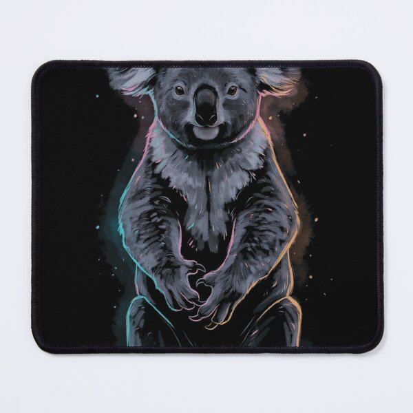 Item preview, Neon Koala Dark Animal Illustration designed and sold by GideonVail.