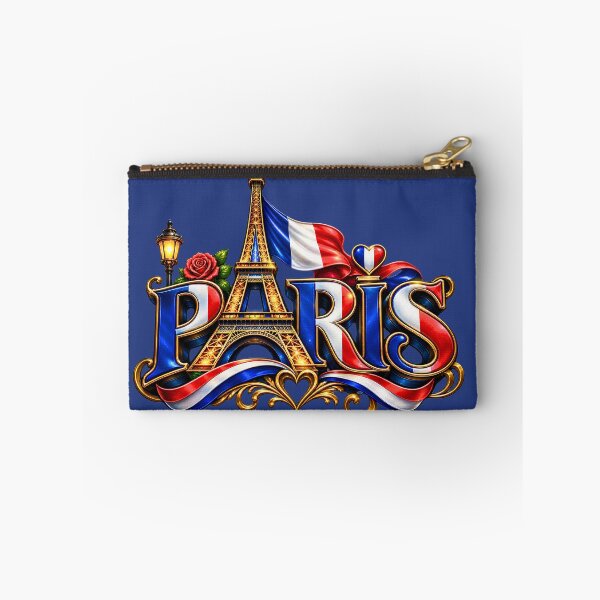 Item preview, Classic Paris France Souvenir - Eiffel Tower & Red Rose designed and sold by digitalbob60.