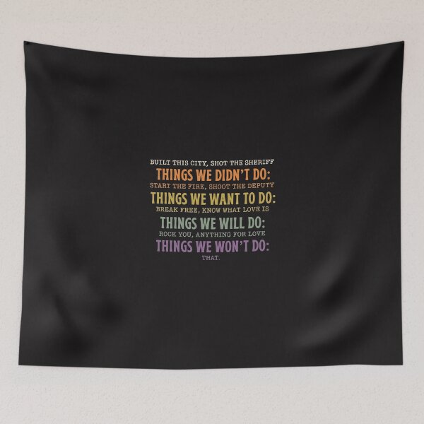 Item preview, Things We Did Want Will Wont Do Sarcastic Funny List designed and sold by ChuyenSuperx.