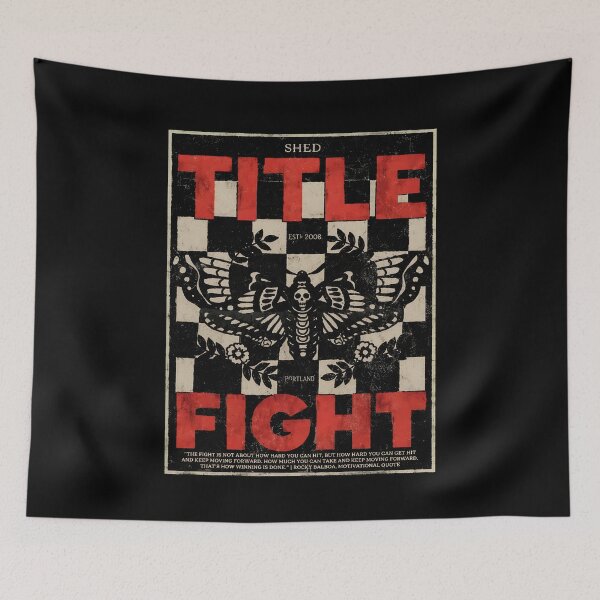 Item preview, SHED TITLE FIGHT Moth Skeleton Grit -64 designed and sold by FleshAndBloods.