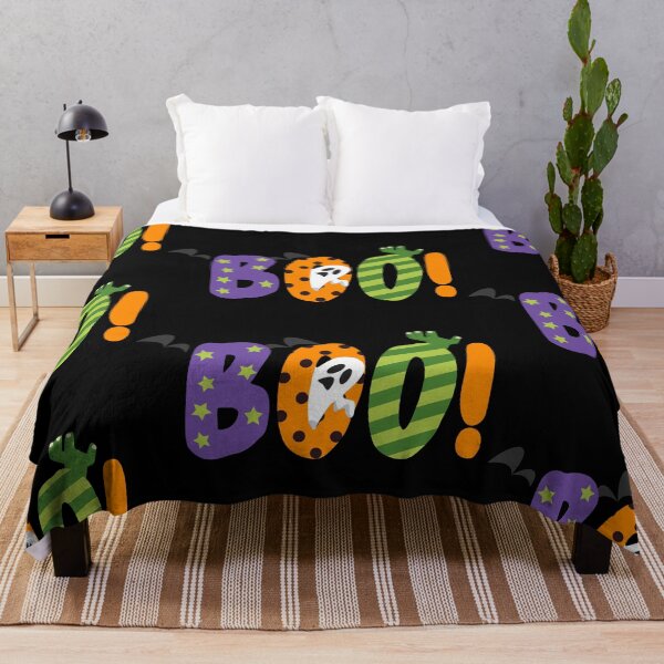 Item preview, Cute Boo Spooky Ghost Monster Halloween Typography designed and sold by NotasCreativa.