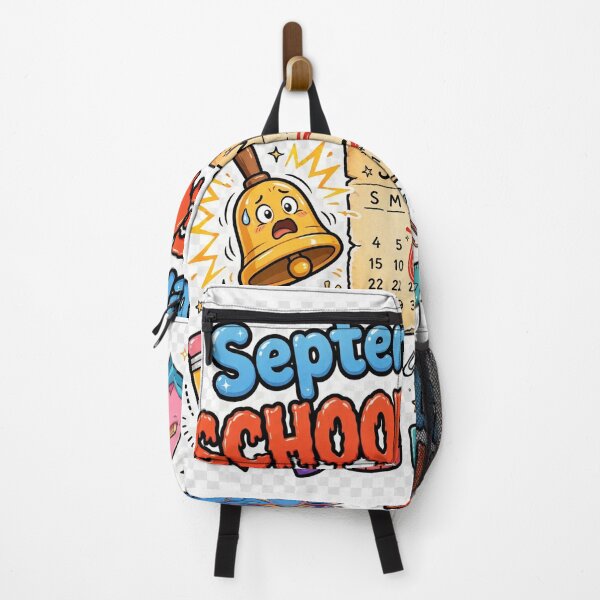 Item preview, September 1st School Begins White Heart Funny School Shirt designed and sold by Csaba1983.