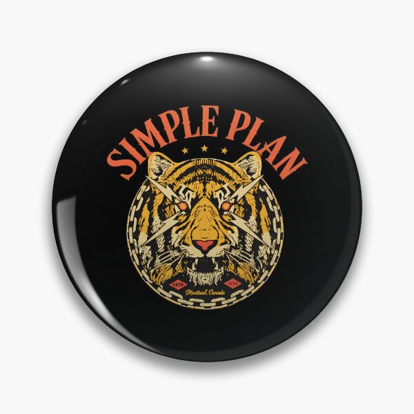 Item preview, Simple Plan Tiger Lightning Band -33 designed and sold by FleshAndBloods.