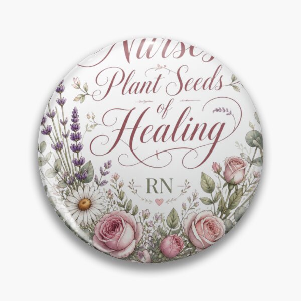 Item preview, Nurses Plant Seeds of Healing Floral Botanical RN Design designed and sold by VaneDesings.