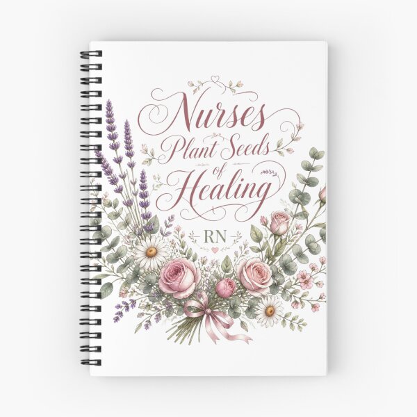 Item preview, Nurses Plant Seeds of Healing Floral Botanical RN Design designed and sold by VaneDesings.