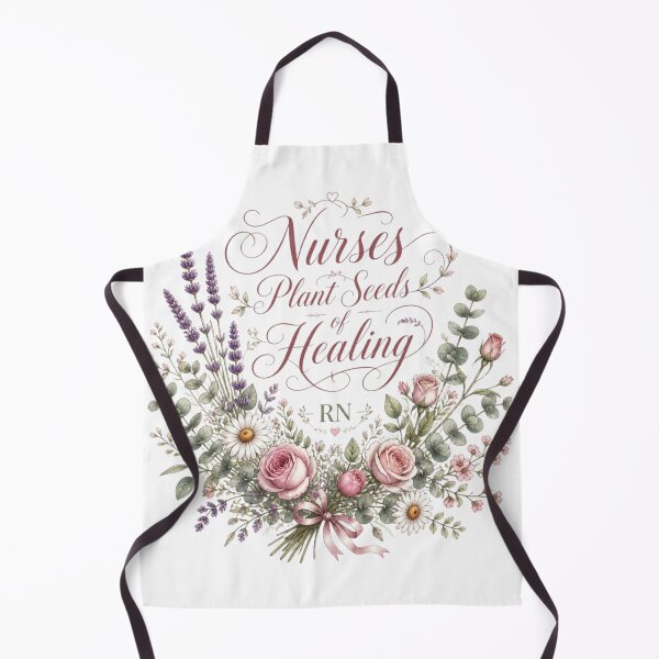 Item preview, Nurses Plant Seeds of Healing Floral Botanical RN Design designed and sold by VaneDesings.