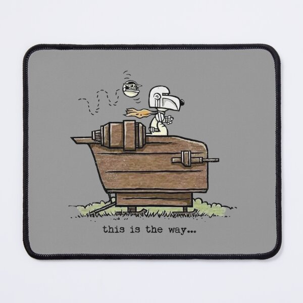 Item preview, Snoopy Mandalorian Flying Doghouse This Is The Way designed and sold by Epicfunchart.
