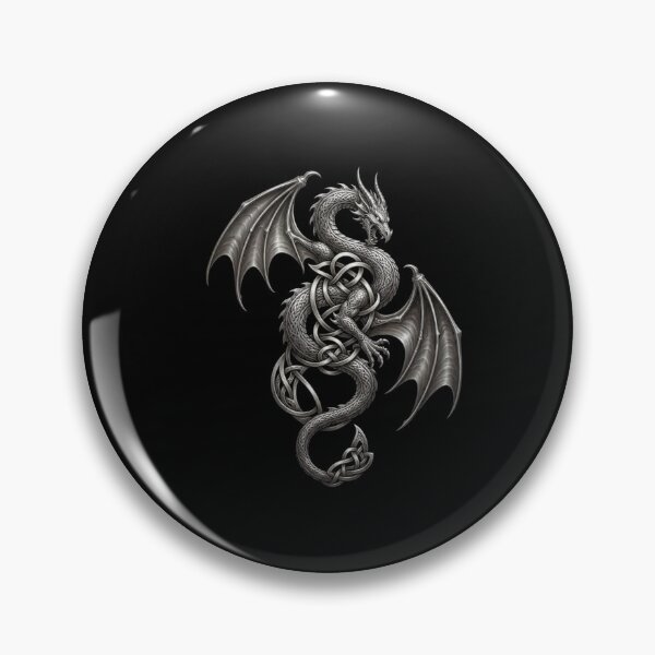 Item preview, Celtic Dragon Knotwork Medieval Fantasy Creature Design designed and sold by Ostericaimusa.