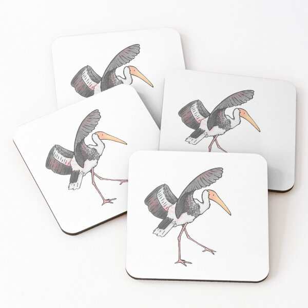 Item preview, Painted stork designed and sold by sleepysluggo.