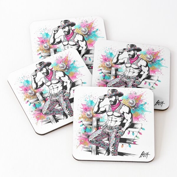 Item preview, Rhinestone Rodeo – Sparkling Disco Cowboy Camp Art - NLMKArtStudio designed and sold by NLMKArtStudio.