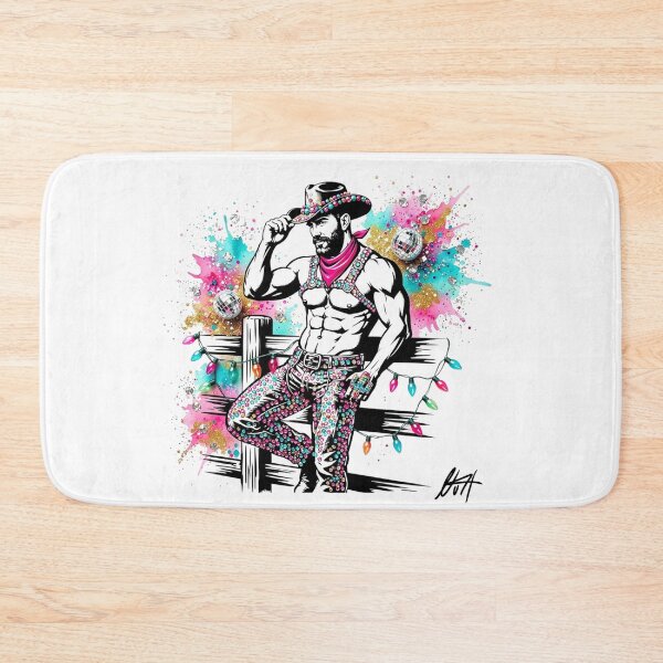 Item preview, Rhinestone Rodeo – Sparkling Disco Cowboy Camp Art - NLMKArtStudio designed and sold by NLMKArtStudio.