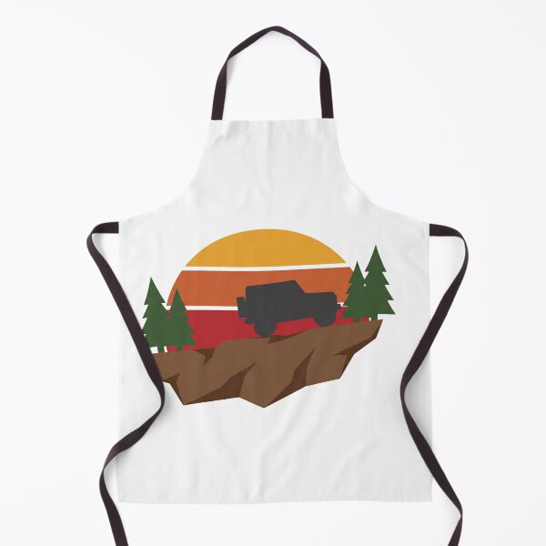 Item preview, Retro Jeep SUV Mountain Ledge Silhouette Vintage Sunset designed and sold by pattman.