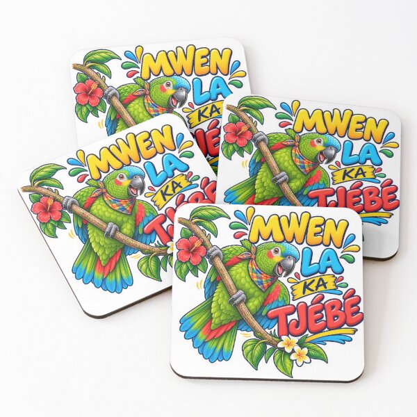 Item preview, MWEN LA KA TJÉBÉ — Still Holding On in Saint Lucian Kwéyòl designed and sold by CaribChroma.