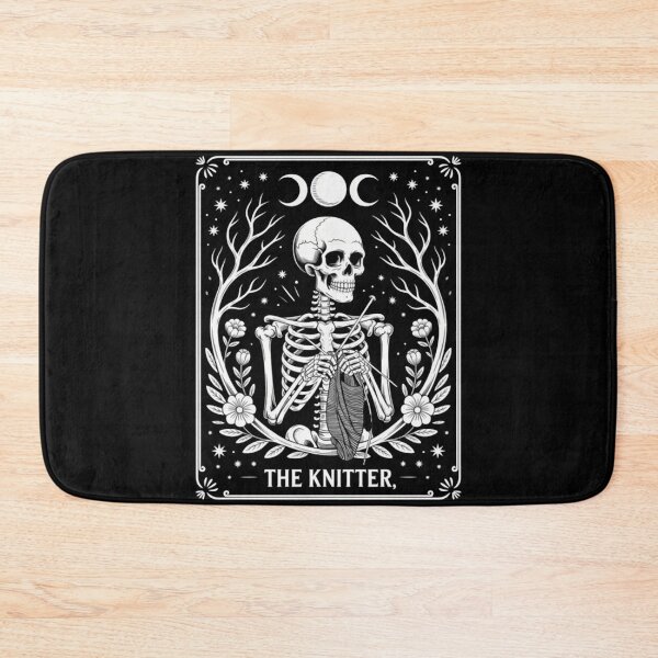 Item preview, Tarot Card Skeleton Knitting Knitter Funny  designed and sold by saresublete.