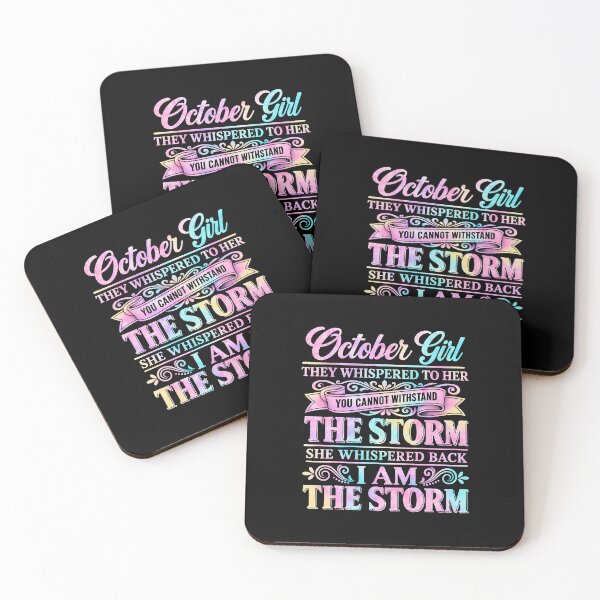 Item preview, Inspirational October Girl Birthday I Am The Storm designed and sold by nryum.