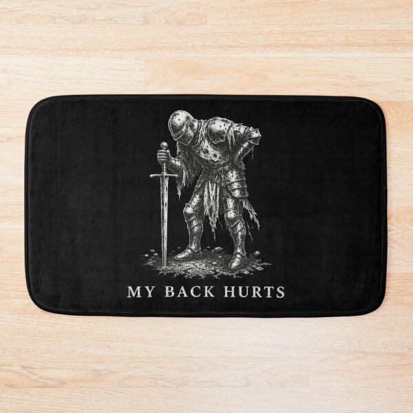 Item preview, Vintage Knight Back Pain Graphic Tee designed and sold by EdwardJam10416.