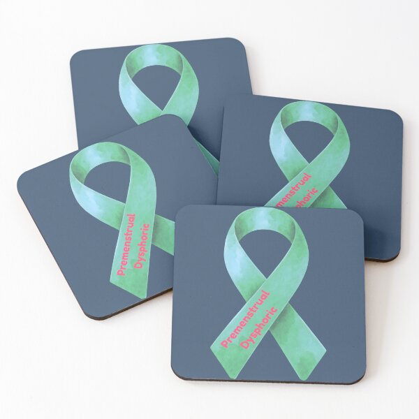 Item preview, PMDD, Premenstrual Dysphoric Disorder Awareness Ribbon designed and sold by MoMidoStore.