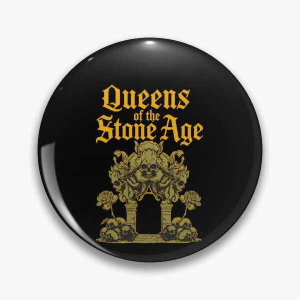 Item preview, Queens of the Stone Age Gothic Skulls Roses -28 designed and sold by PomboGayArt.