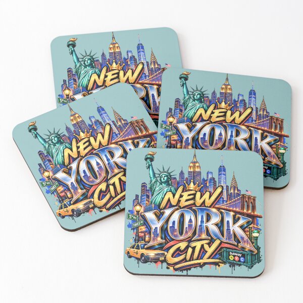 Item preview, New York City Skyline & Empire Crown - NYC Streetwear Graphic designed and sold by digitalbob60.