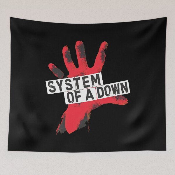 Item preview, System Of A Down Distressed Hand Band -17 designed and sold by Divascorner.